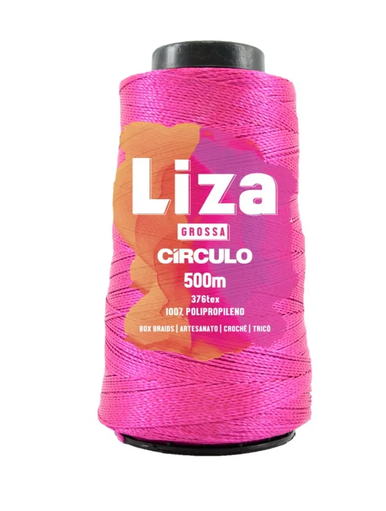 6543 LINHA CIRCULO LIZA GROSSA 500M 100%PP