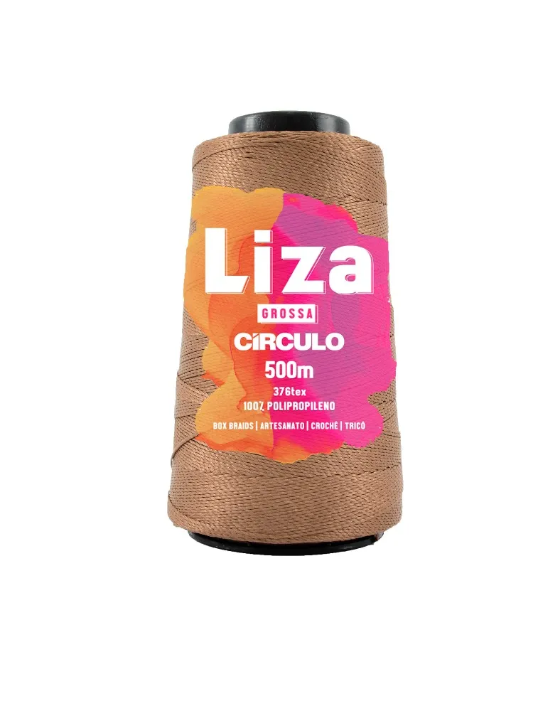 **7209 LINHA CIRCULO LIZA GROSSA 500M 100%PP