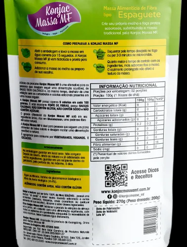 MASSA MF 270G ESPAGUETE KONJAC