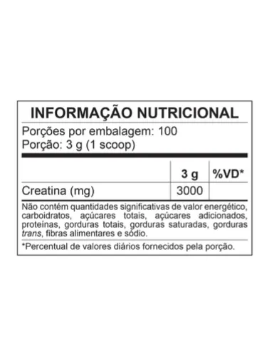 CREATINA 300G SABOR NATURAL BODY ACTION