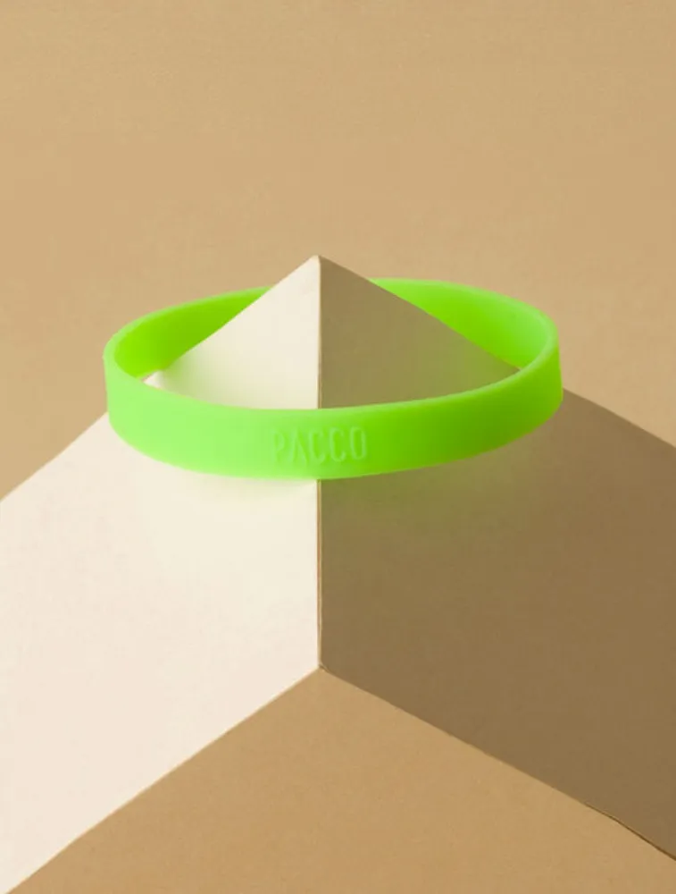 ANEL SILICONE VERDE PACCO