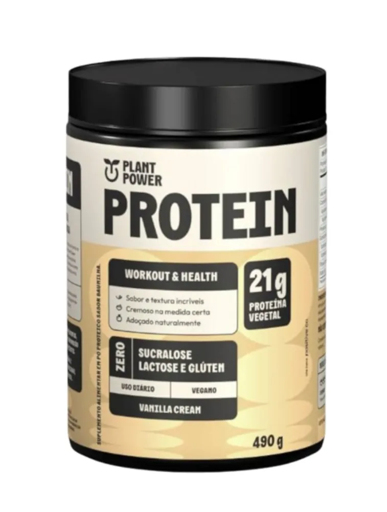 PROTEIN 490G BAUNILHA PLANT POWER SUPERFOODS