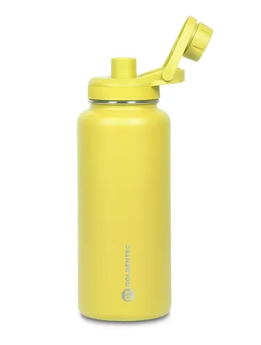 GARRAFA 1000ML AMARELO GOLDENTEC