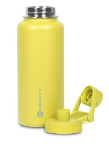 GARRAFA 1000ML AMARELO GOLDENTEC
