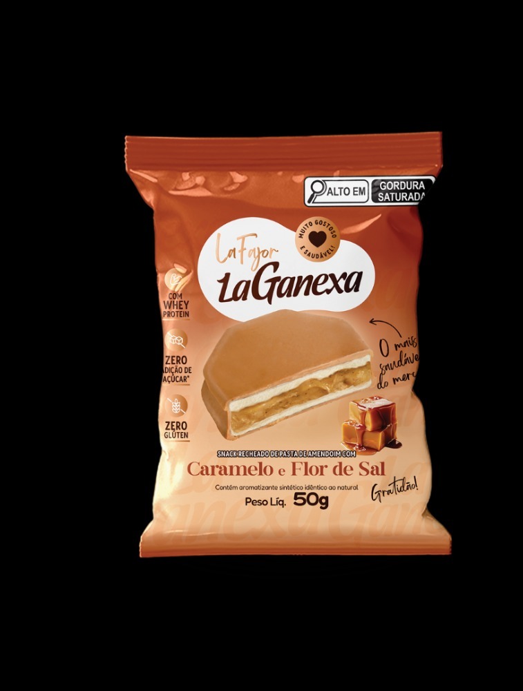 LAFAJOR/WHEY PROTEIN 50G CARAMELO FLOR SAL LA GANEXA