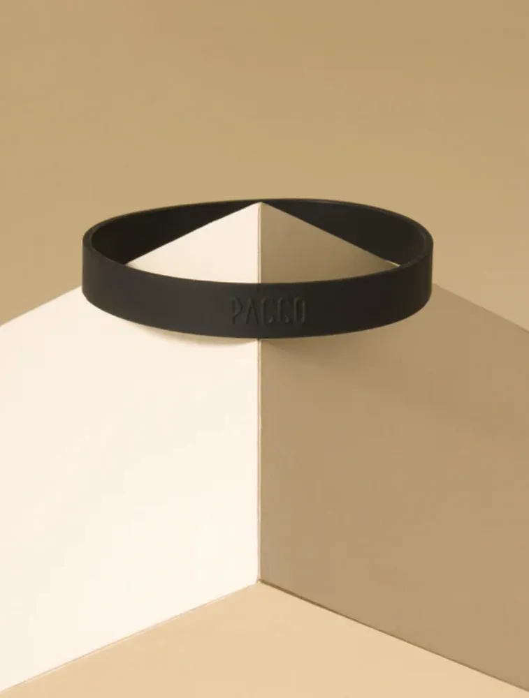 ANEL SILICONE PRETO PACCO
