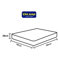 STAR BLACK 38X203X193 ORTOBOM