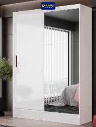 Guarda Roupa Santiago Plus 2 Portas Branco
