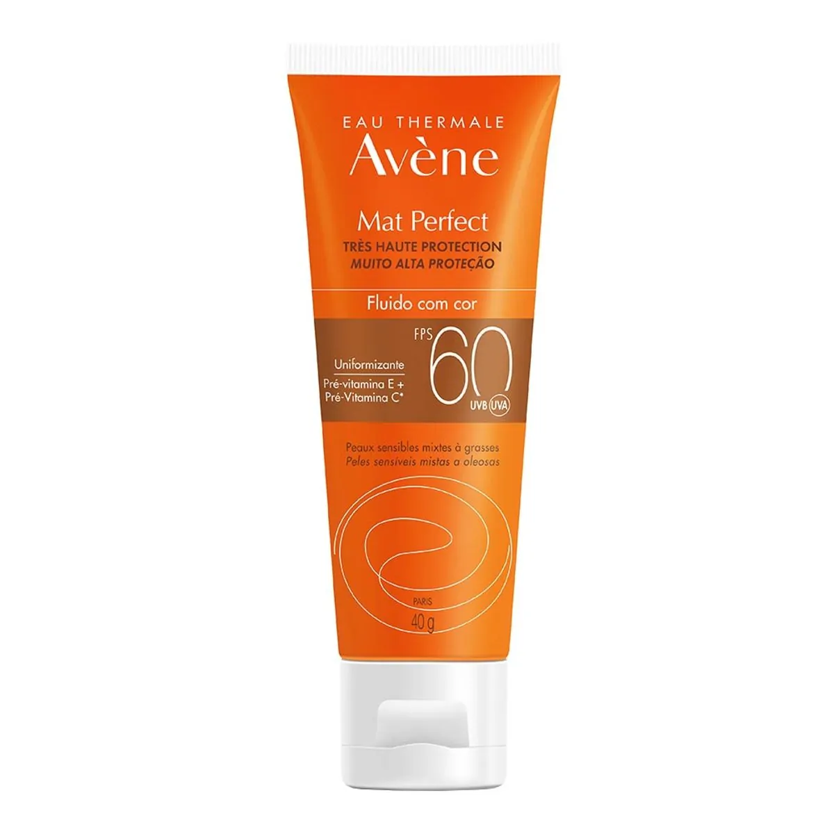 AVENE FLUIDO C/COR FPS60 40GR