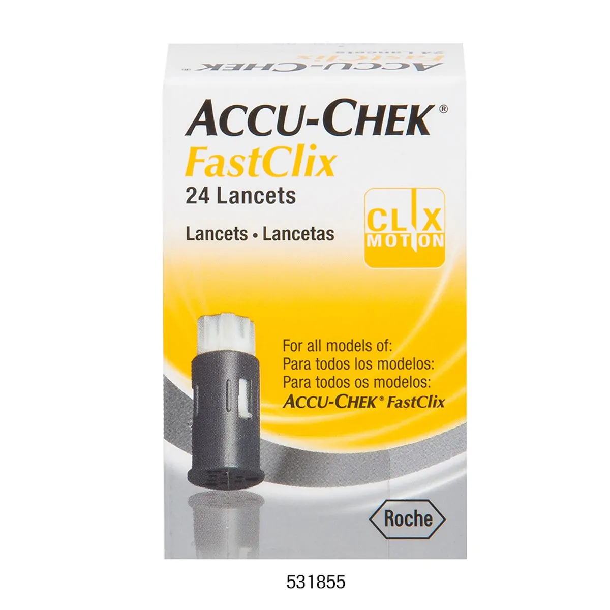 ACCU-CHEK FASTCLIX C/24 LANCHETAS