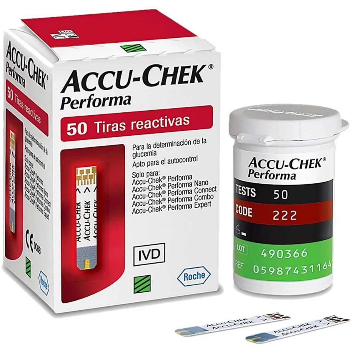 ACCU-CHEK PERFORMA 50 TIRAS