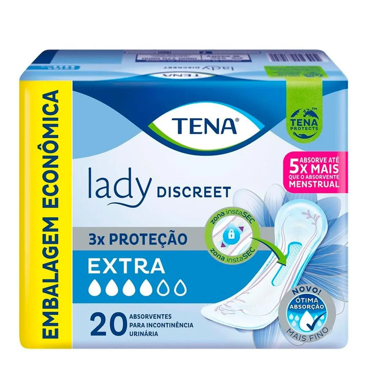 ABS TENA LADY DISCREET EXTRA C/20