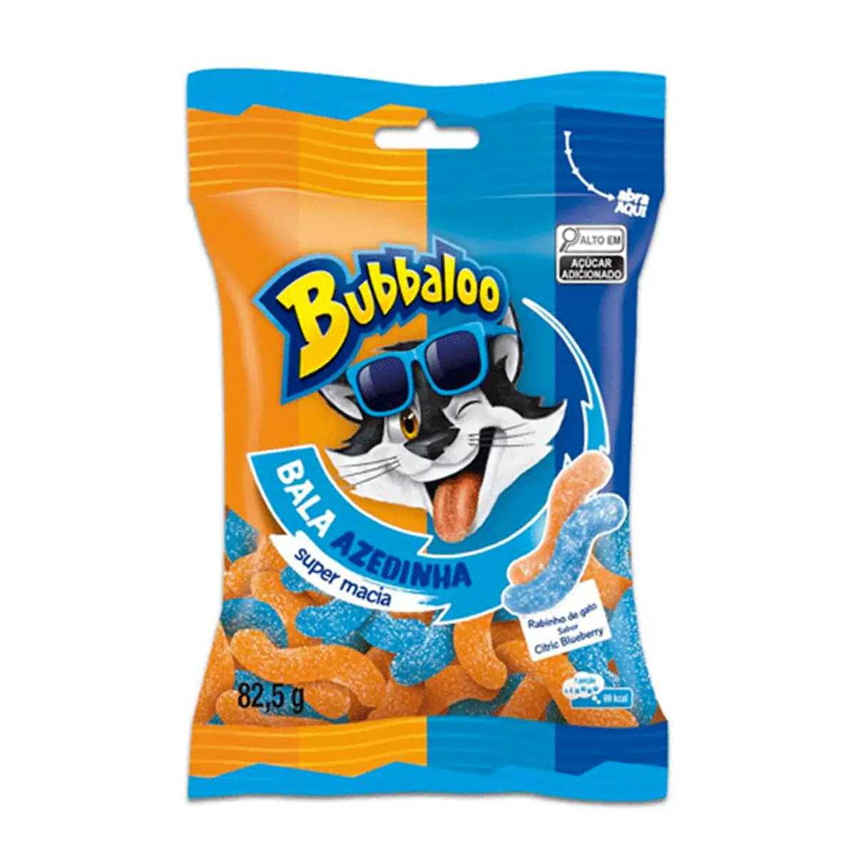 82,5 RABO DE GATO BUBBA BALA CITR 82,5G