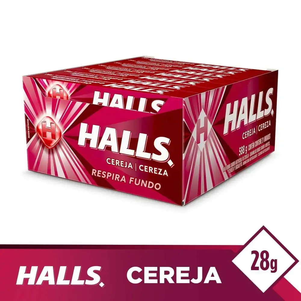 HALLS CEREJA