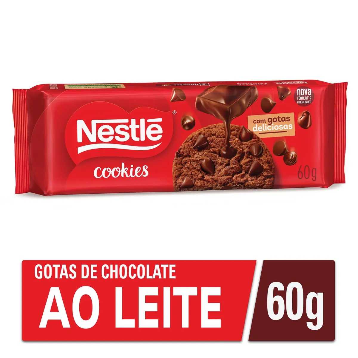 BISCOITO NESTLE COOKIES CHOCOLATE 60G