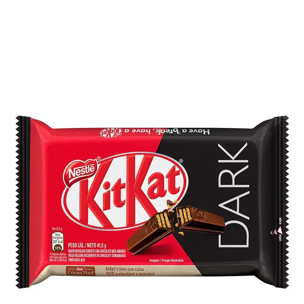 CHOC NESTLE KIT KAT 41,5GR DARK DP/001/UN