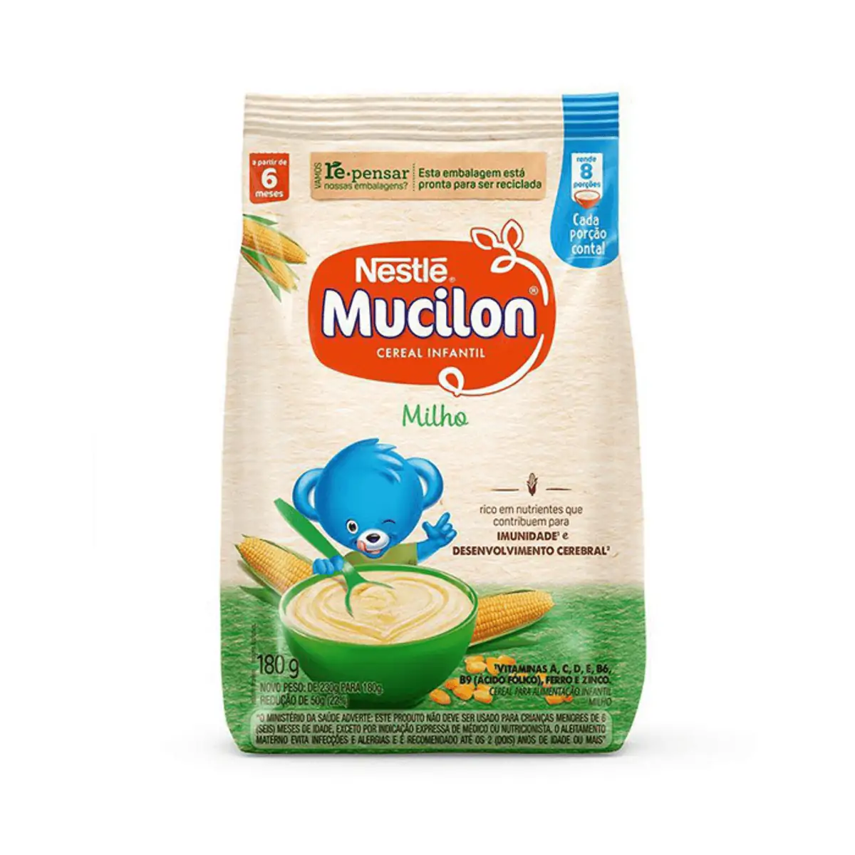 MUCILON MILHO SACHET 180G