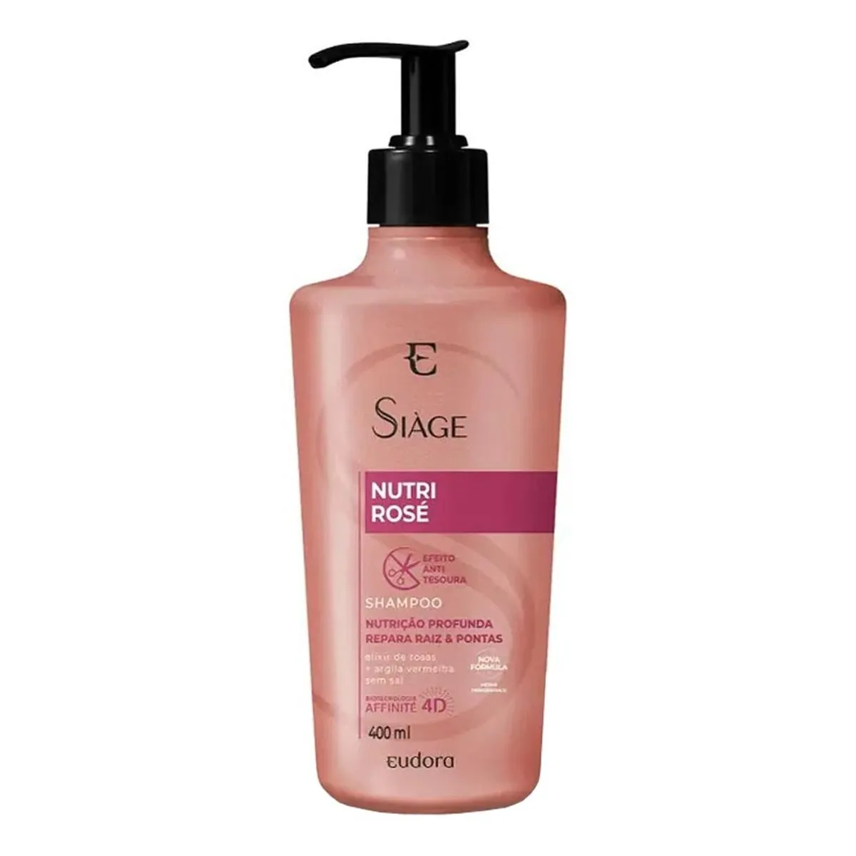 EUDORA SIAGE SHAMPOO NUTRI ROSE 400ML