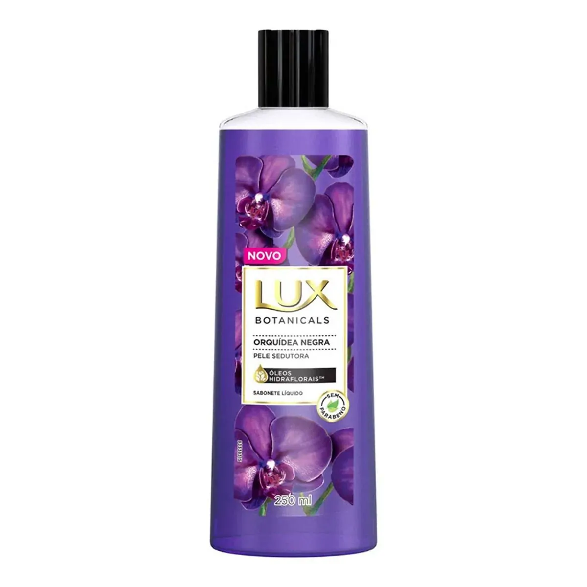 SABONETE LIQUIDO LUX BOT ORQ NEG 250ML
