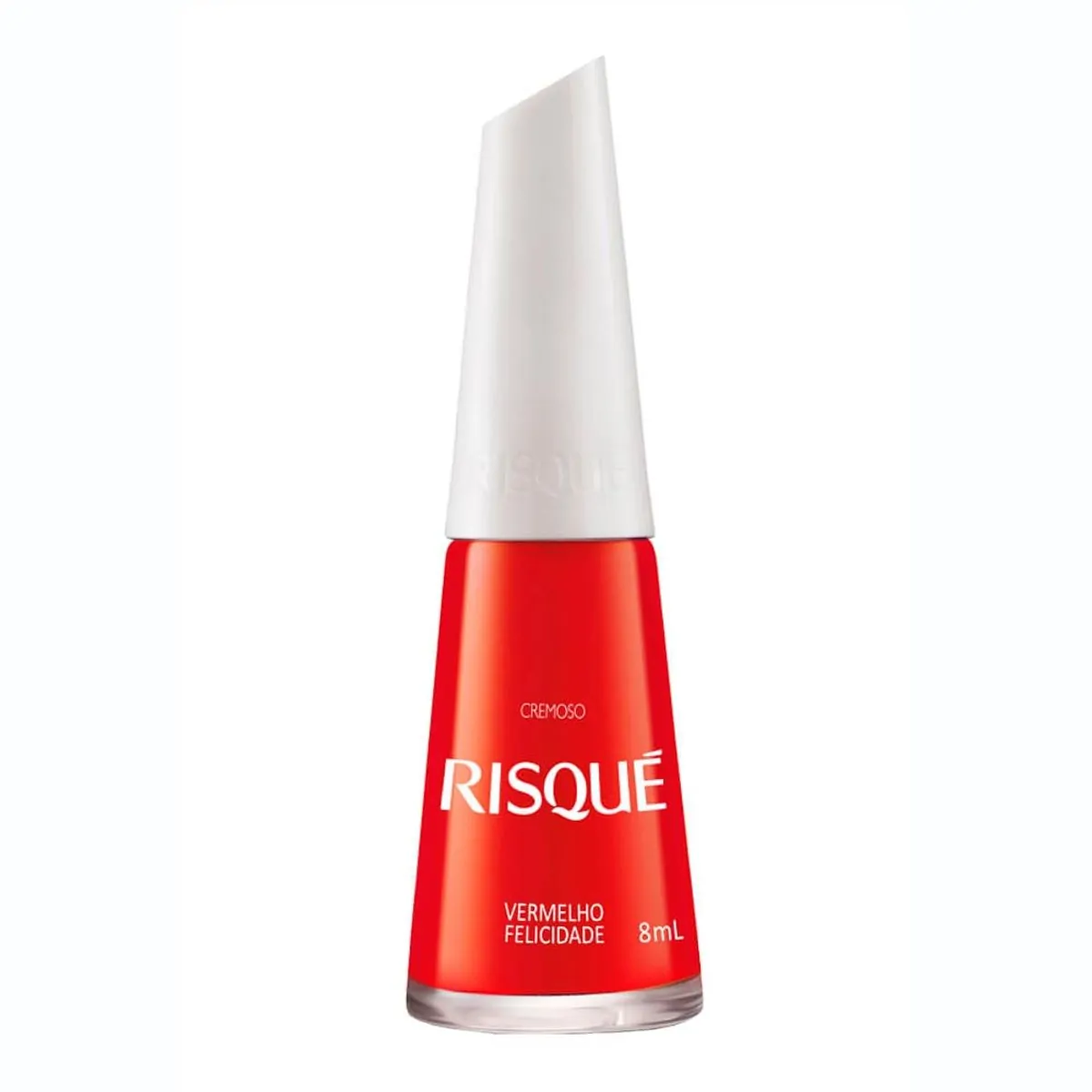 Esmalte Risque Vermelho Felicidade