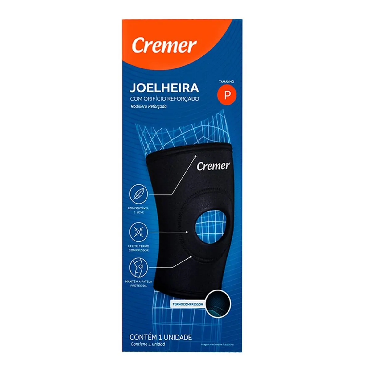 Joelheira Com Orificio Reforcado Tam P