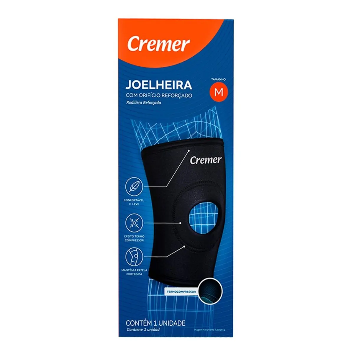 Joelheira Com Orificio Reforcado Tam M