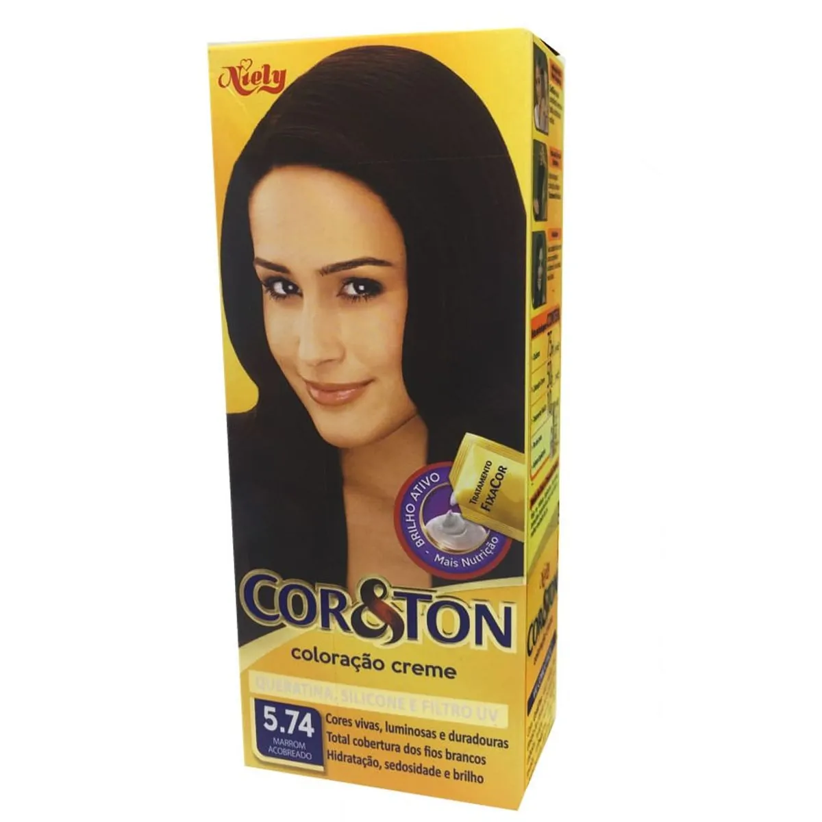 TINT COR & TON 5.74 MARRON ACO