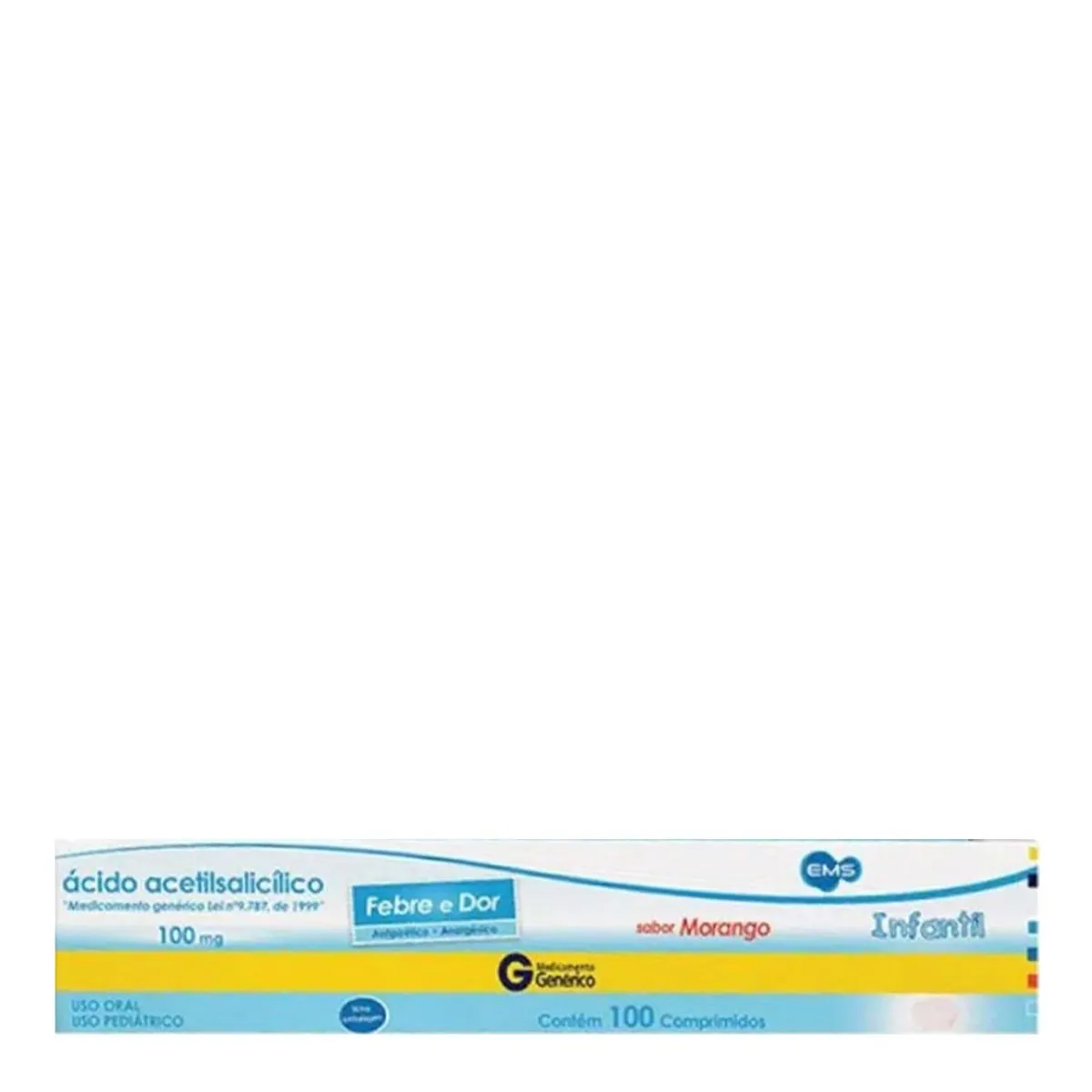 ACIDO ACETIL 100MG INF 100CP EMS-GENERICO