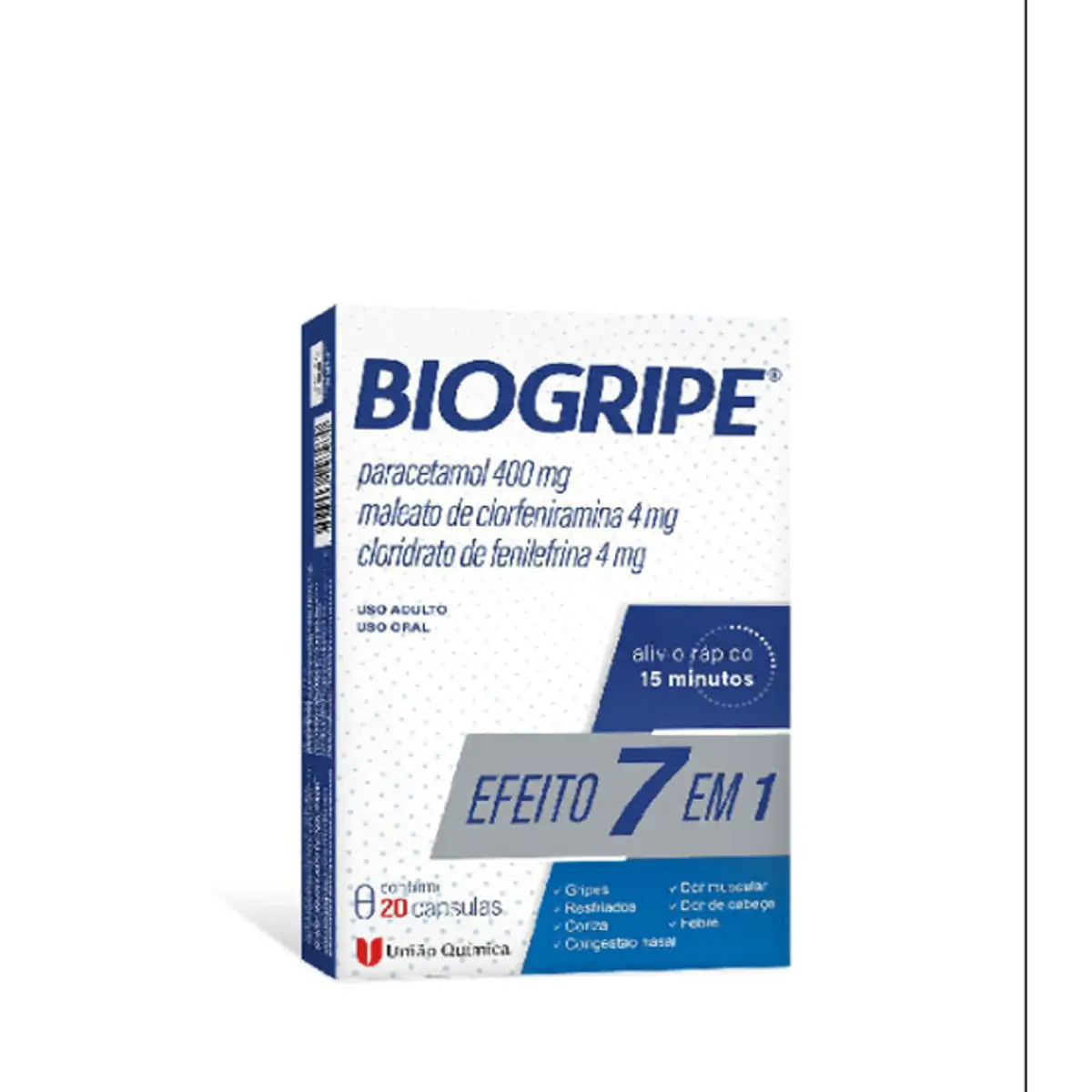 Biogripe 400+4+4Mg Cx 20 Cap