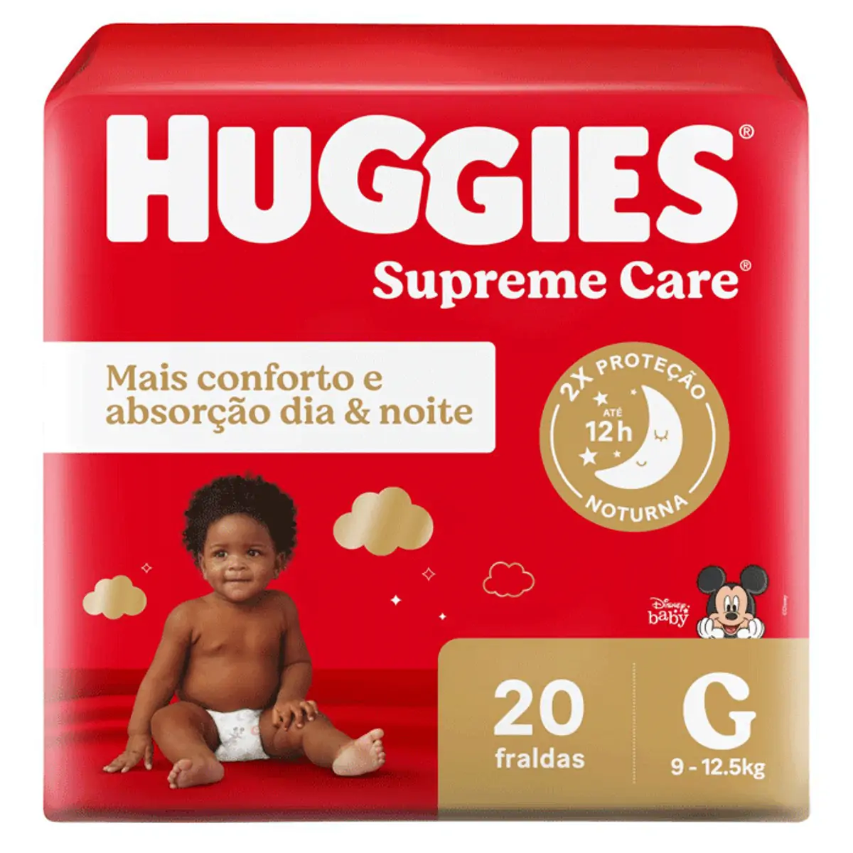 FRALDA HUGGIES SUPREME CARE