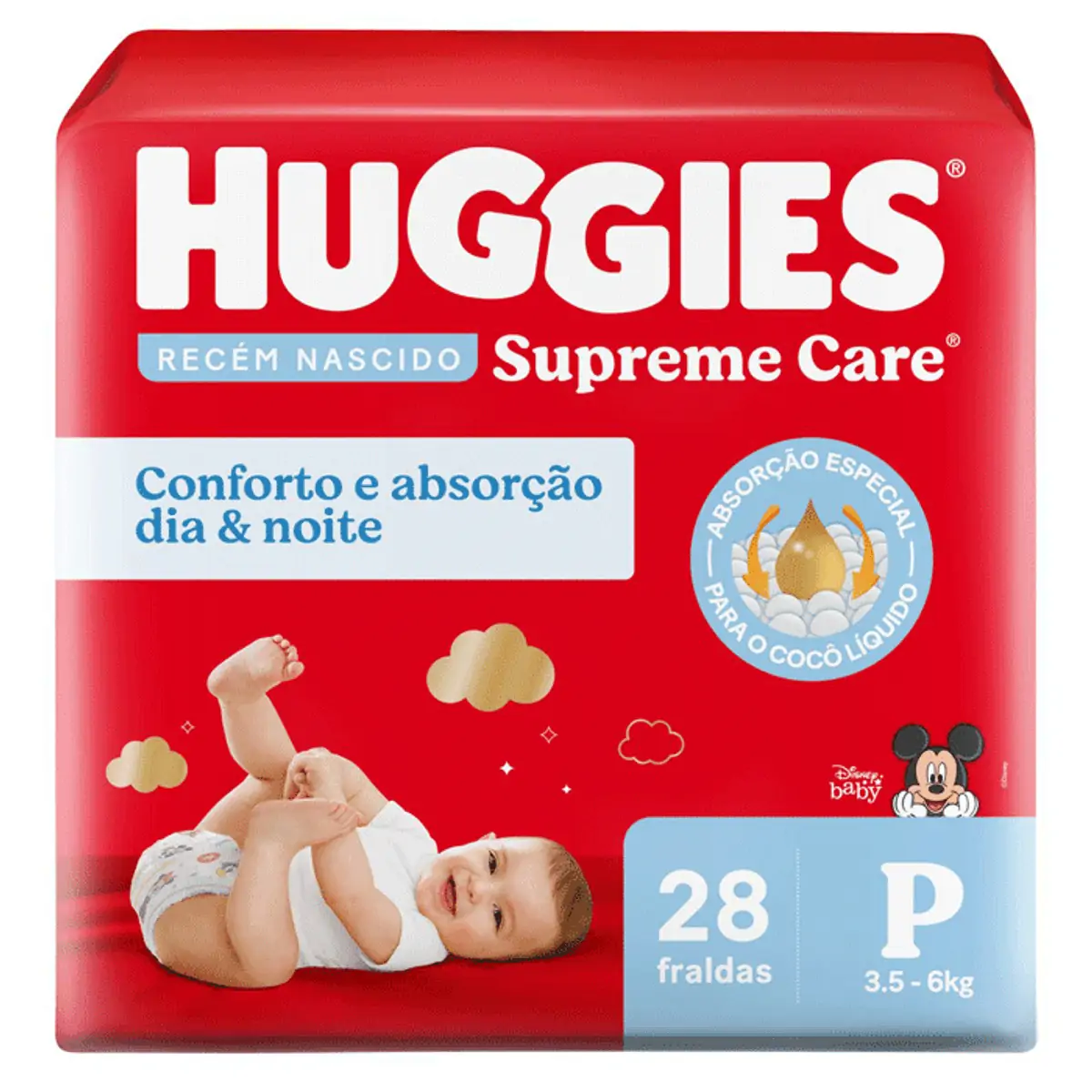 FRALDA HUGGIES SUPREME CARE