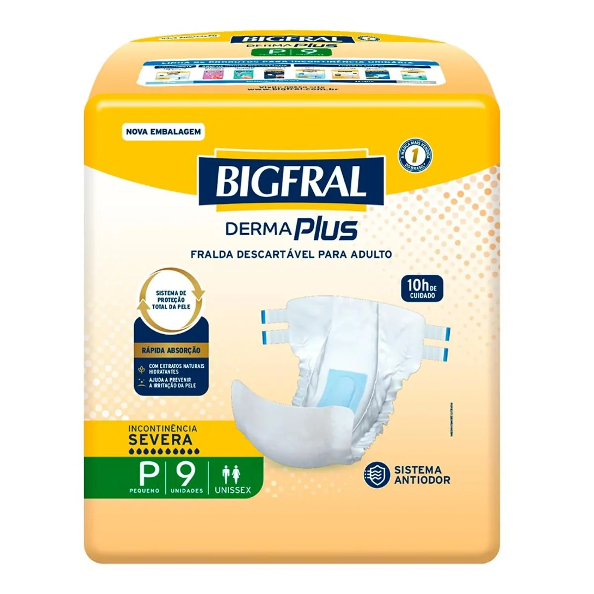 BIGFRAL DERMA PLUS PQ C/09UNIDADE