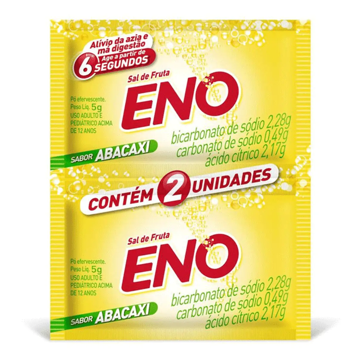 SAL DE FRUTA ENO ABACAXI C/ 2