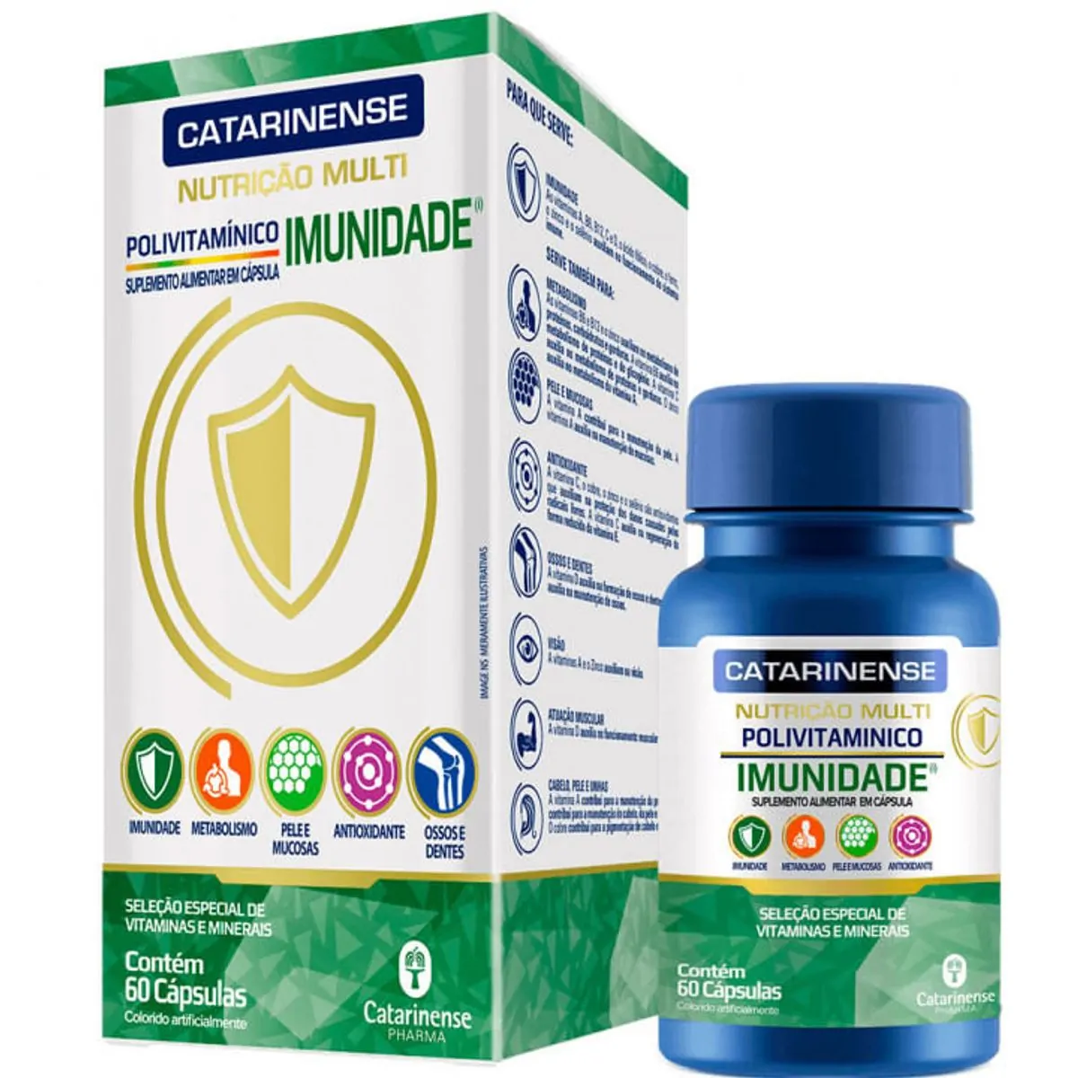 POLIVITAMINICO IMUNIDADE 60 CP