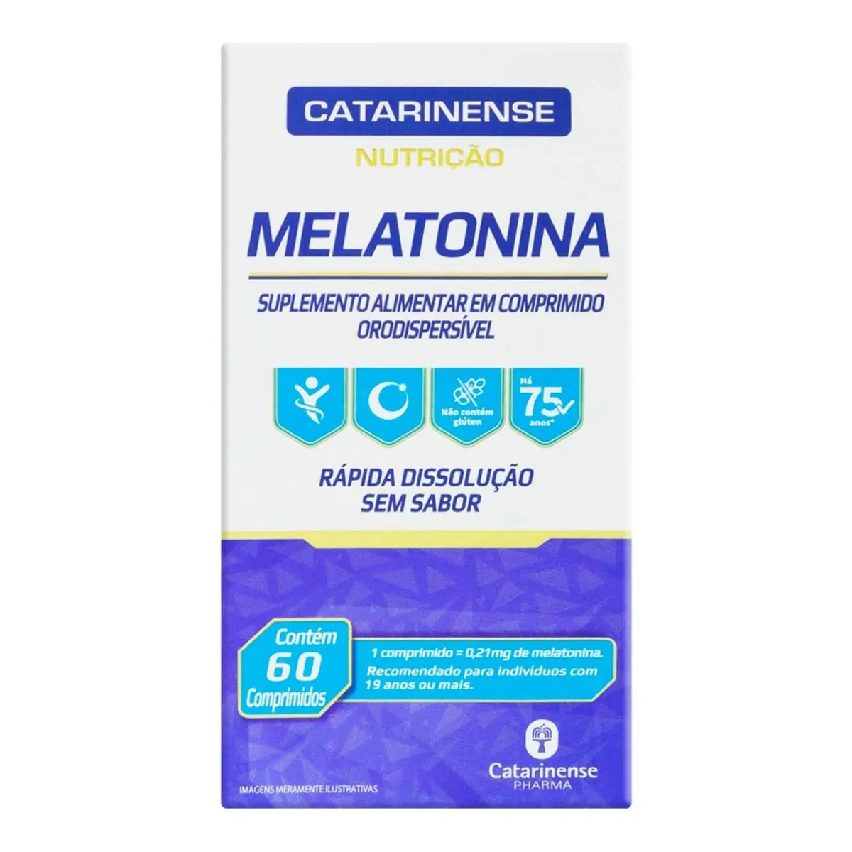 MELATONINA. S/SABOR C/60CPR-OTC SUPL