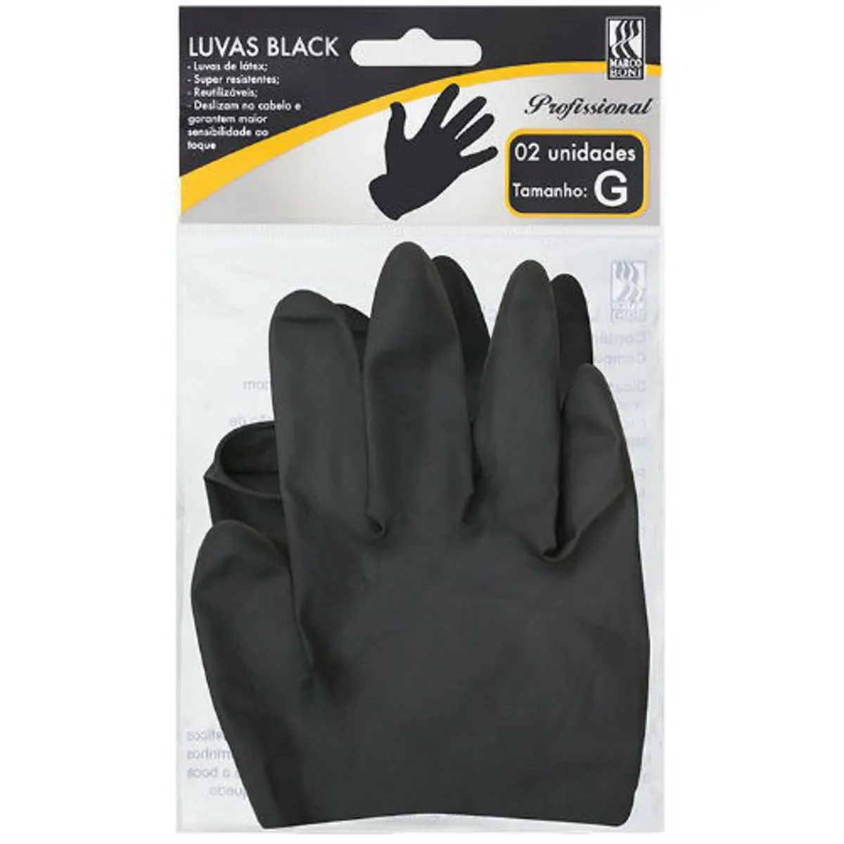 LUVA PROC MARCO BONI BLAC G 1P