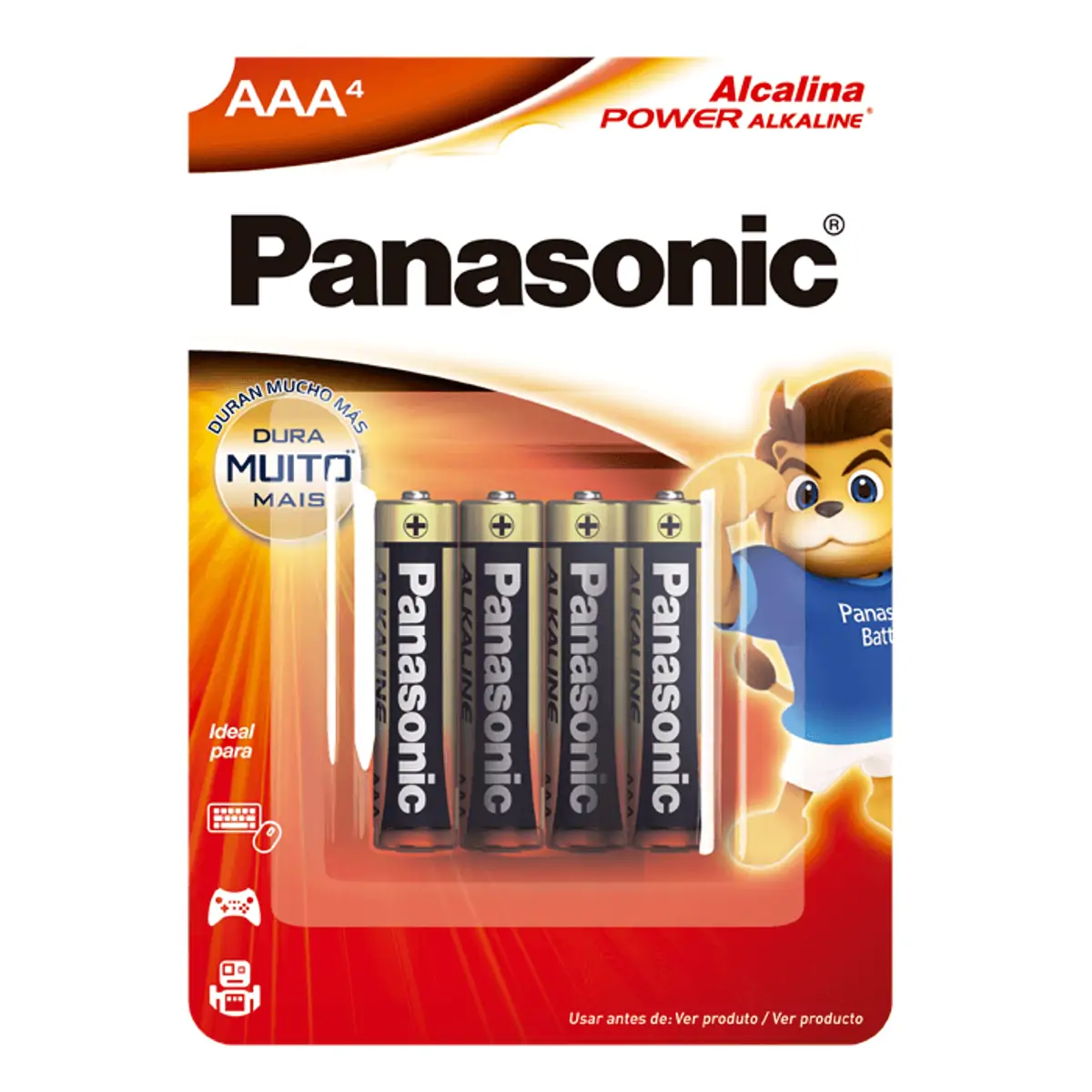 PILHAS PANASONIC ALC AAA4 4UN