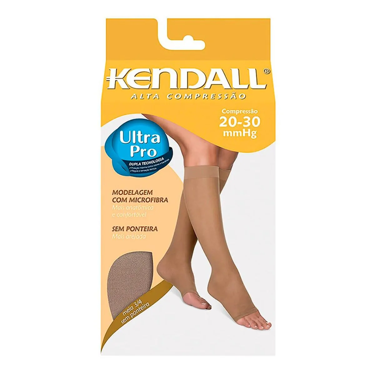 Meia Kendall Alta Compressao 34 Sponteira Tam M