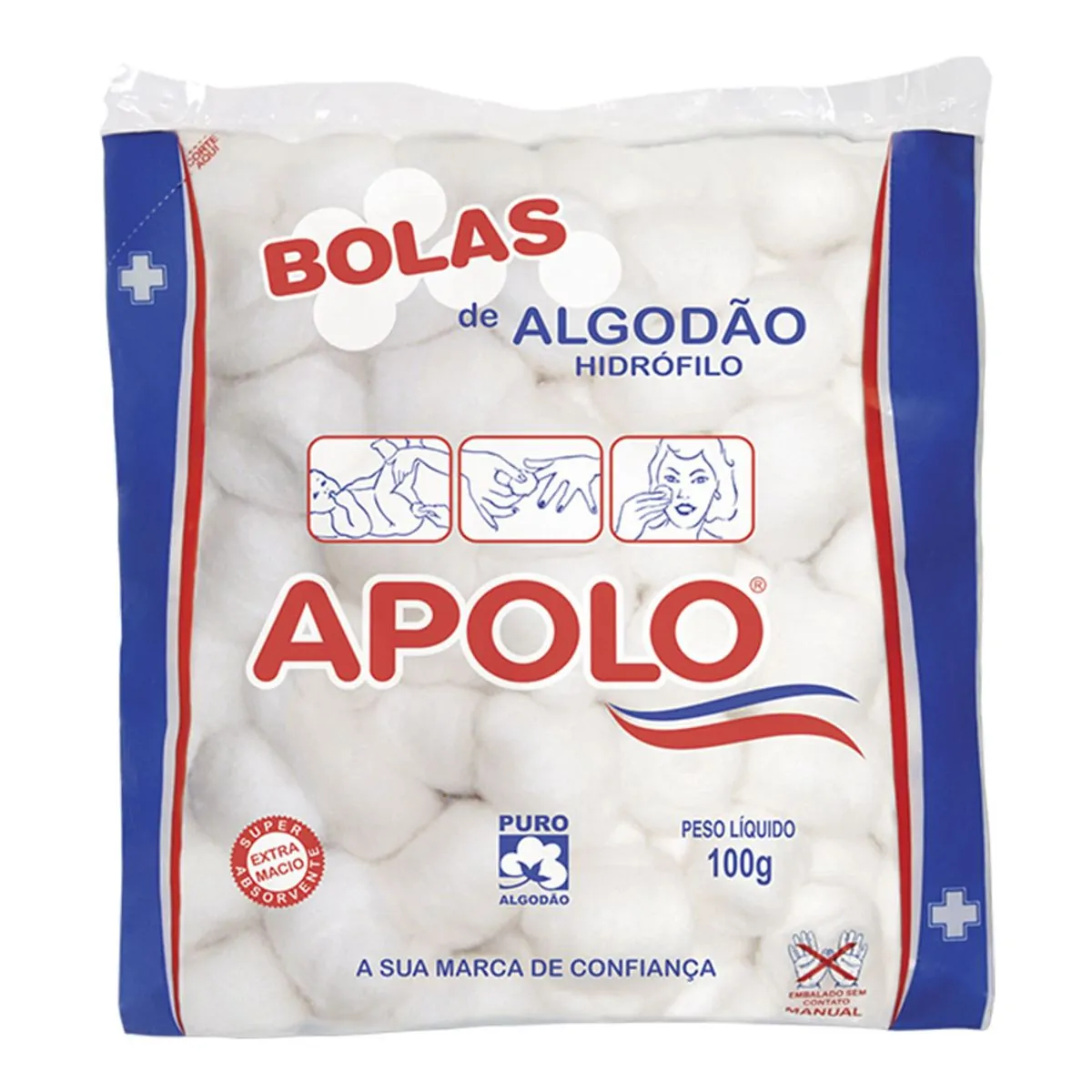ALGODAO APOLO BOLAS 100GR*
