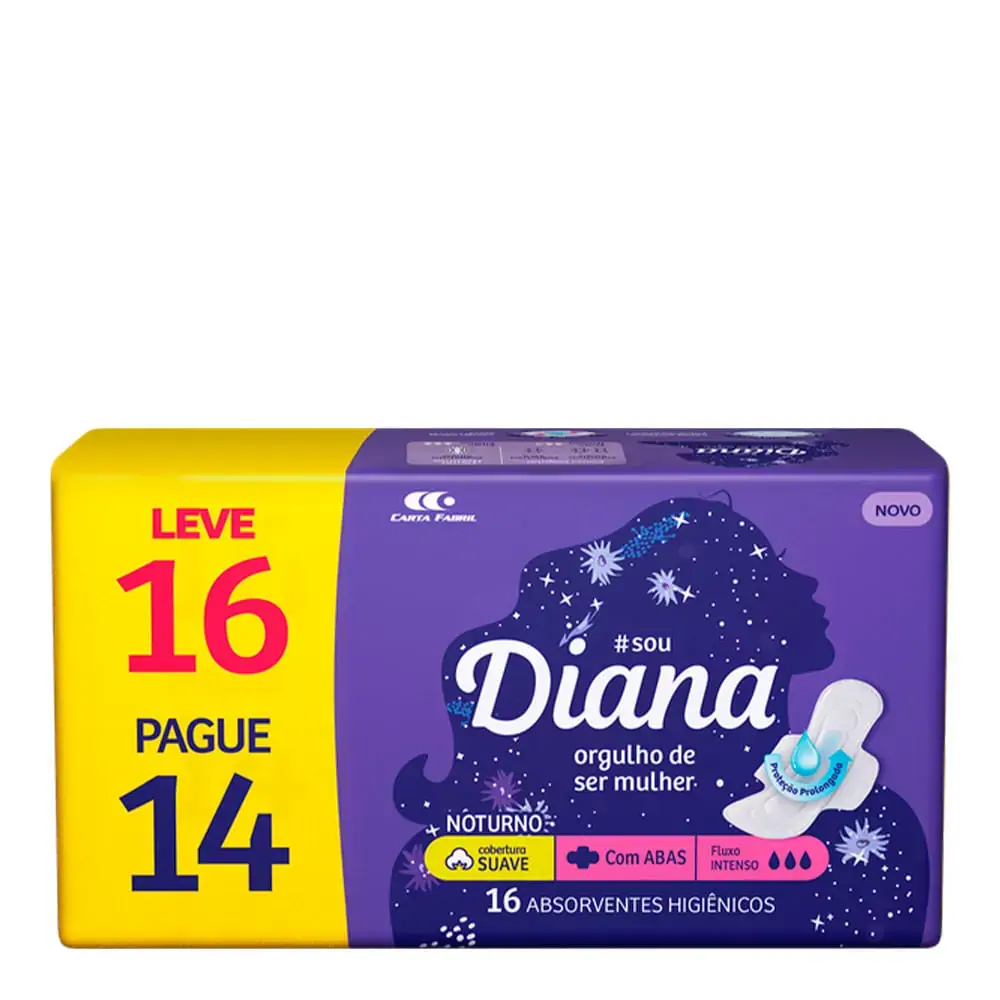 ABS DIANA NOTURNO C/ABAS SUAVE 1X16