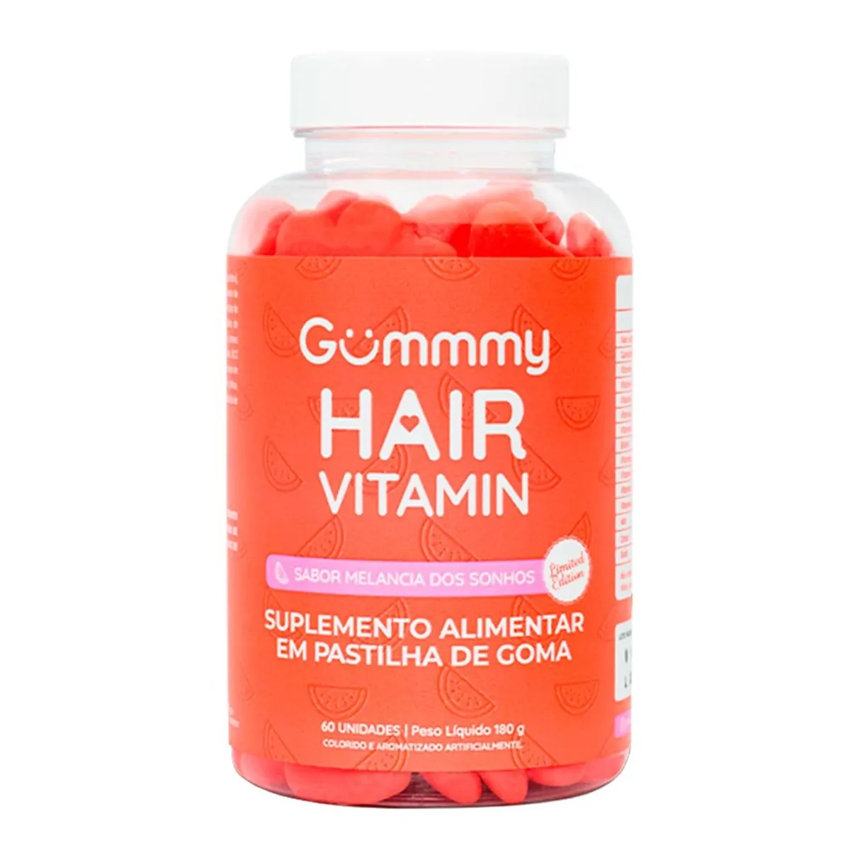 Gummy Hair Vitamin 60 Gomas 180G Melancia Gummmy