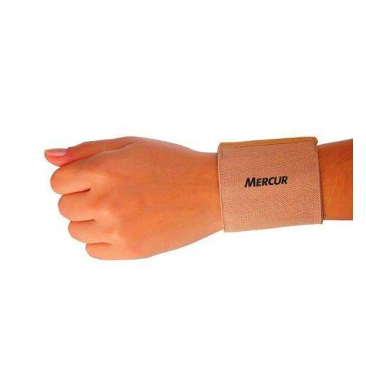 Munhequeira Elastica Bege Par