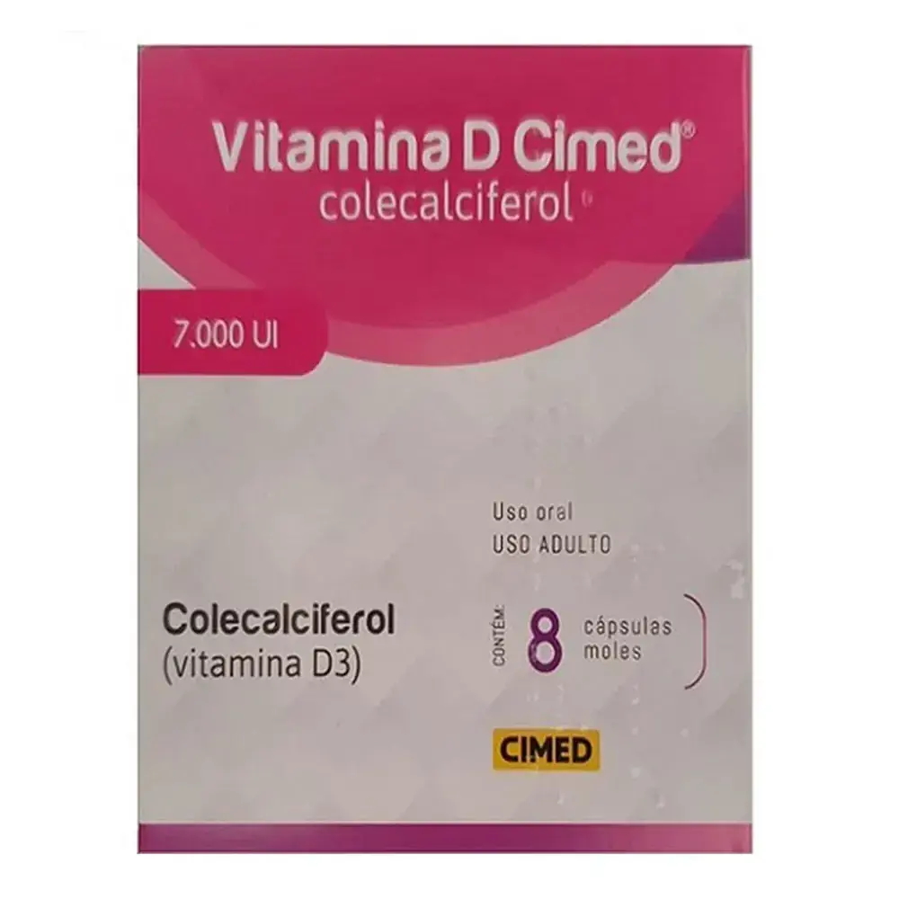 Vitamina D 7.000Ui Cx 8 Comp Rev