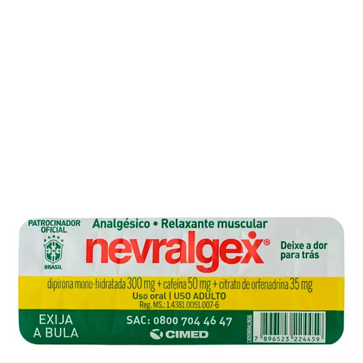 NEVRALGEX C/ 10 CPR CIMED.