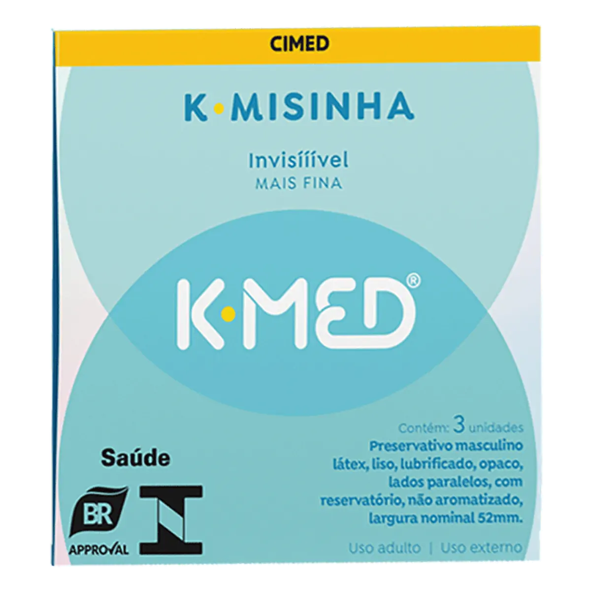 K-MED K-MISINHA INVISIVEL 3 UN