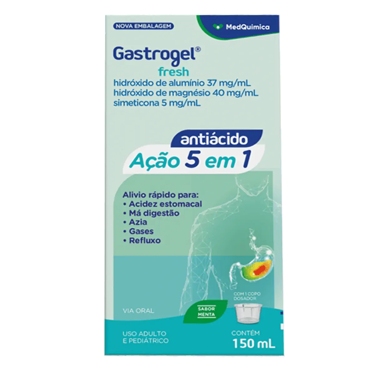 Gastrogel Fresh Fresh Susp Oral Fr 150Ml