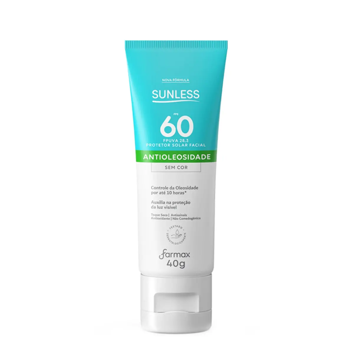 Protetor Facial Fps 60 Sem Cor 40G Sunless