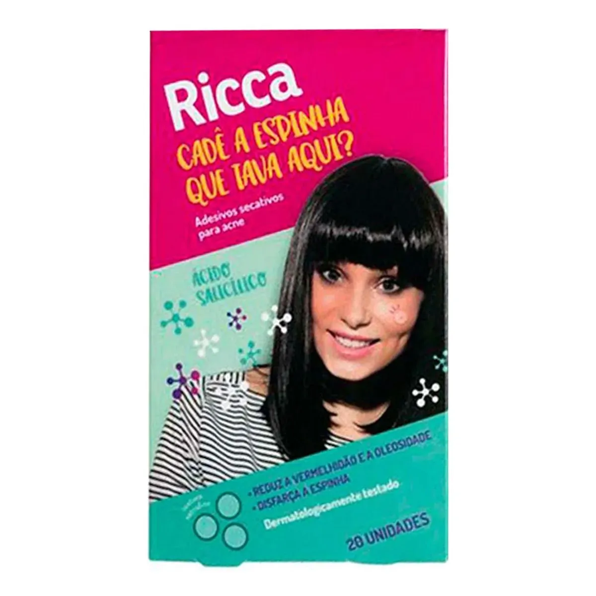 Adesivo Ricca 3744 Secativo Espinha Rosto 20Un *