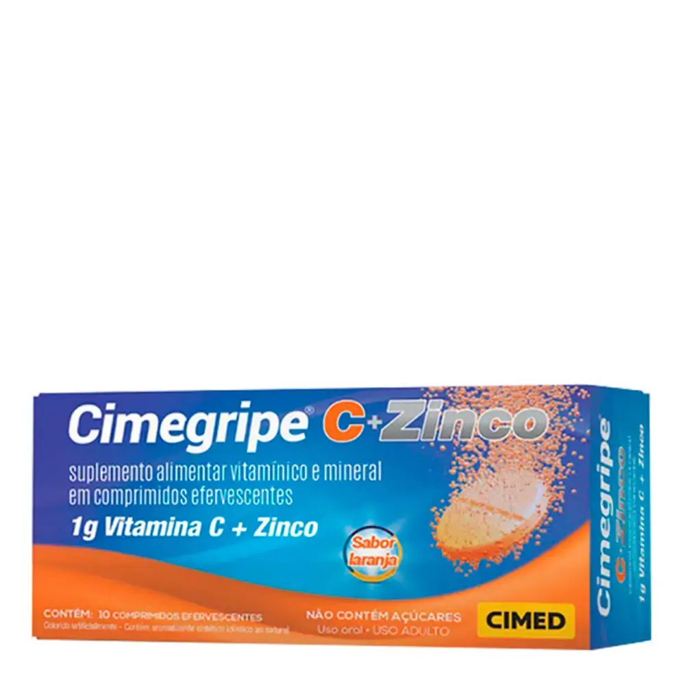 CIMEGRIPE C +ZINCO COMP EFERV