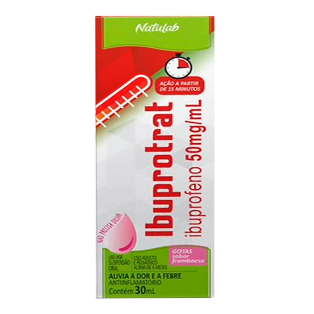 IBUPROTRAT 50MG/ML FR 30ML-CAIXOTE